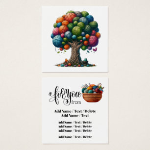 Tricot carré pour entreprise ou boîtier