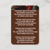 Tricot de Knitter de carte mémoire (Dos)