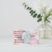 Tricot Et Artisanat Cartes de visite À Thème (Debout devant)