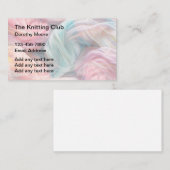 Tricot Et Artisanat Cartes de visite À Thème (Devant / Derrière)
