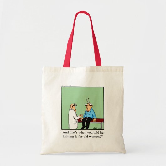 Tricot Humour Sac fourre-tout cadeau (Devant)