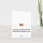 Tricot intense - Cartes de notes (Dos)