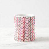 Tricot LIGNE ROUGE Mug Blanc + Initiale (Centre)