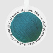 Tricot Lingo Fil Bal Artisanat Turquoise (dos)