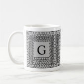 Tricot Point Gray Mug Blanc + Texte (Gauche)