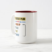 Tricot - Régime de retraite 2024 Mug (Devant gauche)