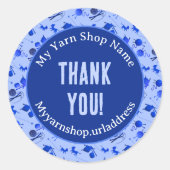 Tricot Thème Client Stickers Merci (Devant)