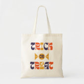 Tricoter ou traiter les enfants Halloween Sac four (Devant)