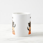 Tricoter ou traiter - Sac à bonbons Chat Mug (Centre)