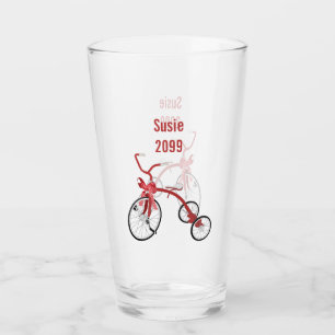 Tricycle Noël Enfants Pint Soda Verre