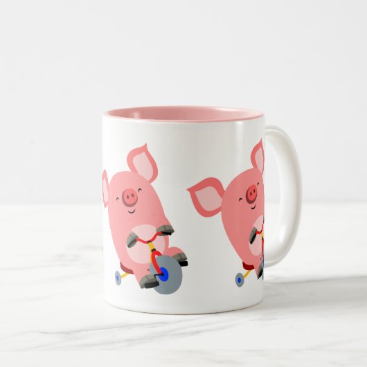Tricycle Tricycle Pig Mug (Devant droit)