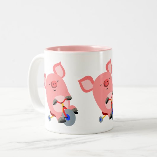 Tricycle Tricycle Pig Mug (Devant gauche)