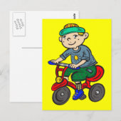 Tricycle voor bootsen briefkaart (Voorkant / Achterkant)