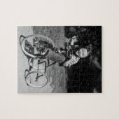 Tricycle voor bootsen legpuzzel (Horizontaal)