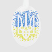 Trident de l'emblème ukrainien tryzub dispersant l (dos)