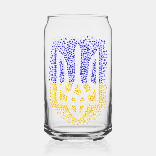 Trident heraldique ukrainien tryzub étoiles disper (Recto)