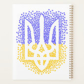 Trident heraldique ukrainien tryzub étoiles disper (Dos)