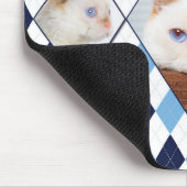 Trident le tapis de souris de Jacquard de chat (Coin)