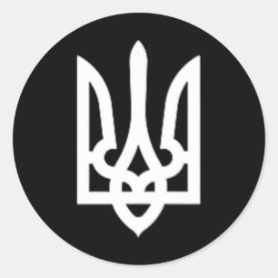 Trident Oekraïense Volodymyr Zelensky President Va Ronde Sticker