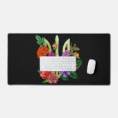 trident tryzub d'emblématique ukrainien fleurs en (Clavier et souris)