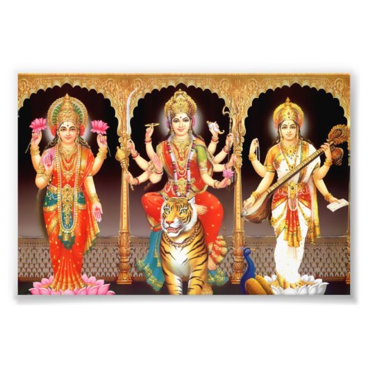 Tridevi Print (6 x 4 inch) Foto Afdruk (Voorkant)