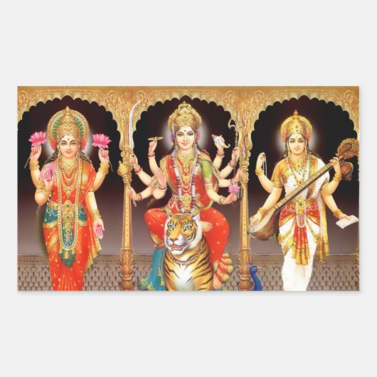 Tridevi Stickers - Versie 2 (Voorkant)