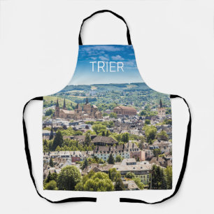 Trier Cityscape Panorama Moselle Germany Souvenir Schort