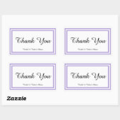 Trier double lavande - Sticker rectangle (Feuille)