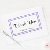 Trier double lavande - Sticker rectangle (Enveloppe)