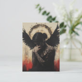 Trieste Dark Angel Fantasy Briefkaart (Staand voorkant)