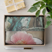 Trieste Gotische Gargoyle met Bloemen Kroon Decoup Tissuepapier (Geschenk)