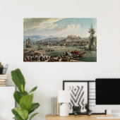 Trieste Harbour, 1802 Poster (Thuiskantoor)
