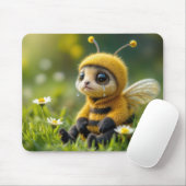 Trieste hommel met tranen muismat (Met muis)