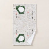 Trieste japanse kikker Toad 19e eeuw Bad Handdoek (Handdoek)