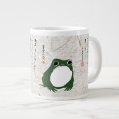 Trieste japanse kikker Toad 19e eeuw Extra Grote Beker (Voorkant rechts)