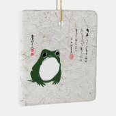 Trieste japanse kikker Toad 19e eeuw Keramisch Ornament (Rechts)