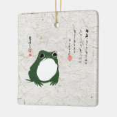 Trieste japanse kikker Toad 19e eeuw Keramisch Ornament (Links)