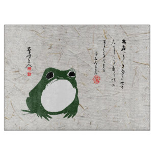 Trieste japanse kikker Toad 19e eeuw Snijplank