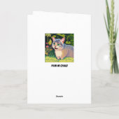 Trieste kat denken aan jou kaart (Achterkant)