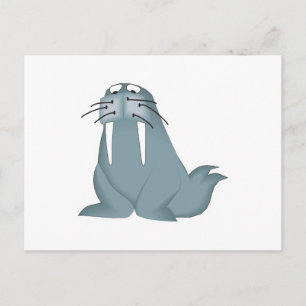 Trieste kleine walrus briefkaart