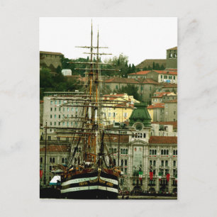 trieste piazza-eenheid briefkaart