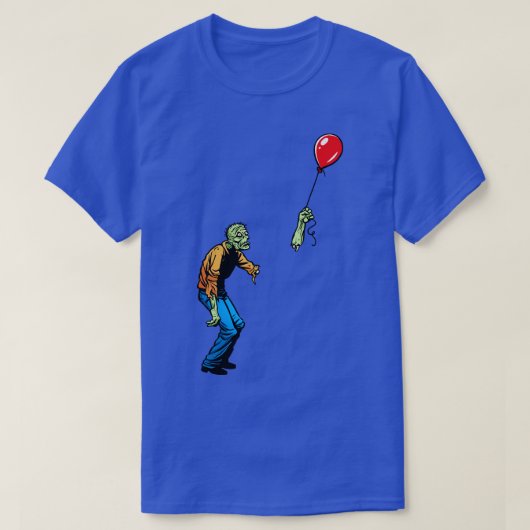 Trieste Zombie en ballon baseball TS shirt (Design voorkant)