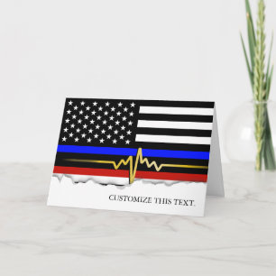 Trifecta-vlag voor overheidsdiensten kaart