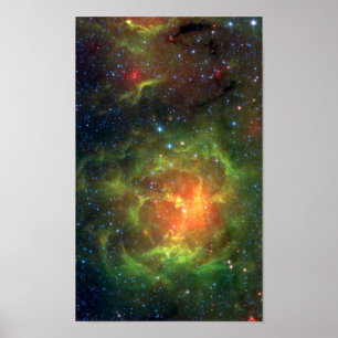 Trifid Nebula, M20 Poster