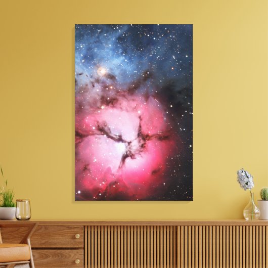 Trifid Nebula, Messier 16 - Pillars of Creation Canvas Afdruk (Insitu (Woonkamer))