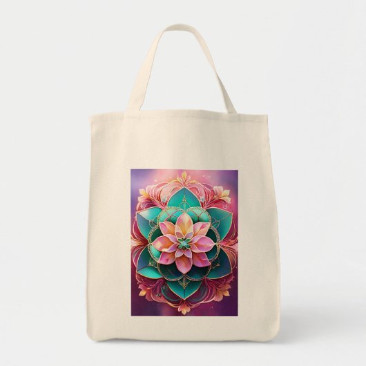Trifleur fleur rose fleur symbole Sac fourre-tout  (Devant)