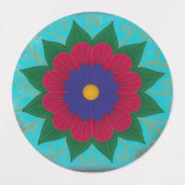 Triflor bloem sticker blad (Design 1)