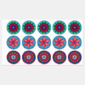 Triflor bloem sticker blad (Vel)