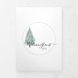 Trifold 3 Foto Waterverf Kaart