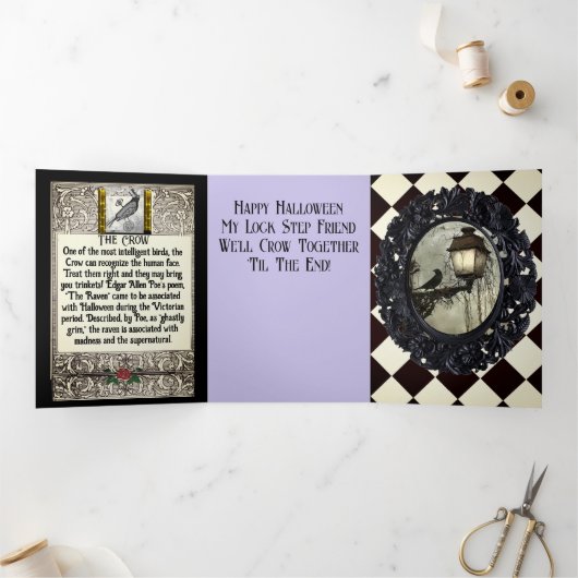 Trifold Halloween Kaart (Binnen)